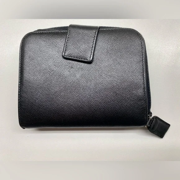 EUC Prada Black Leather Wallet - Picture 2 of 4